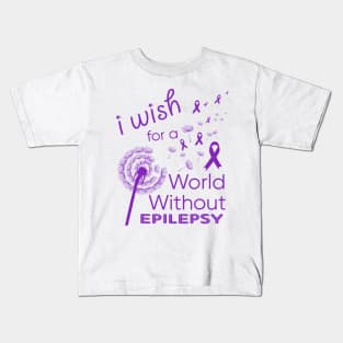 epilepsy awareness world without epilepsy gift Kids T-Shirt